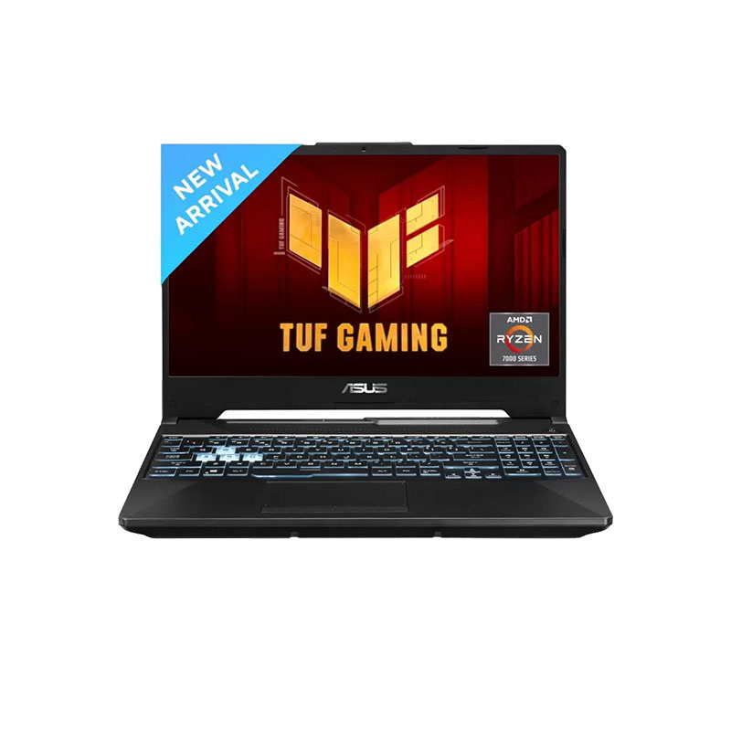 Picture of ASUS TUF Gaming A15 - AMD Ryzen 7 7435HS 15.6" (39.62cm) FA566NFR-HN259W Gaming Laptop 16GB/ 512GB SSD/ Full HD Display/ Windows 11 Home/ NVIDIA GeForce RTX 2050/ 1Year Warranty/ Graphite Black/ 2.30Kg)